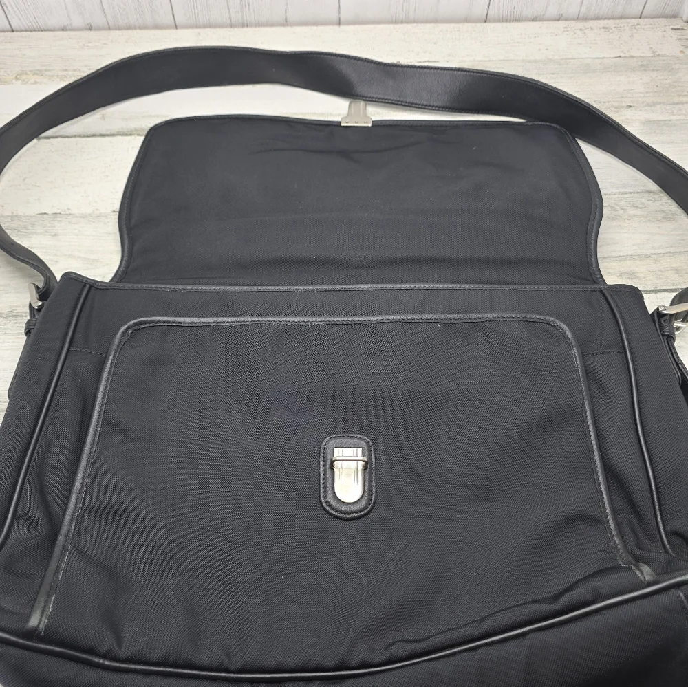 Coach Black Laptop Messenger Bag